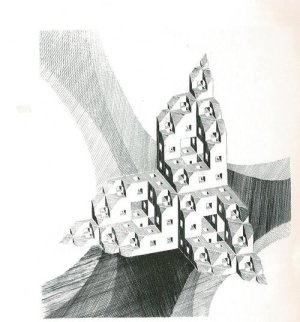 Figure fractale formées de cubes